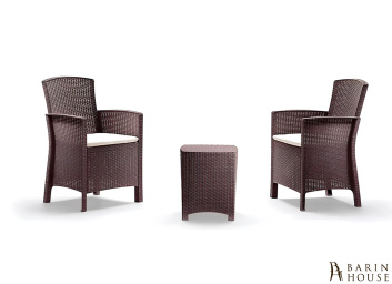 Купить Набор садовой мебели BICA Lido terrace коричневый 327583