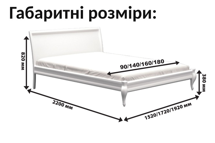 купити Ліжко Дублін декор 334997 photo 3