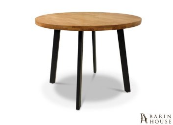 купити Стіл обідній Лофт круглий (стільниця дуб) 263400
