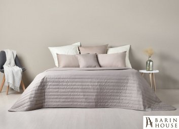 Покривало Стиль Люкс (світло-сірий/сірий) 244033 barin.ua купити Покривало Стиль Люкс (світло-сірий/сірий) 244033