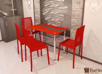 Купить Стеклянный стол Абстракция 122515