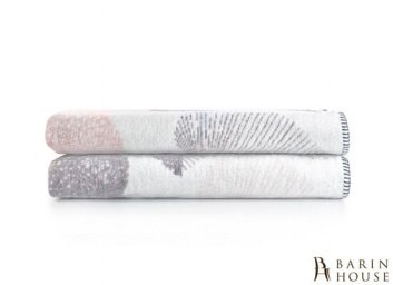 Купить Покрывало-плед Kassandra Leaves pudra 210401