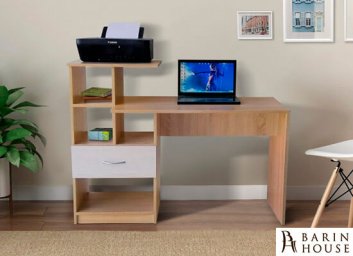 Купить Стол компьютерный СК-20 (дуб сонома+дуб атланта) 222829