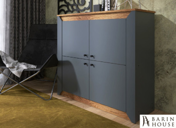 Купить Тумба Нордик 4-х дверна 980 (дуб крафт/золотий, графіт) 317895