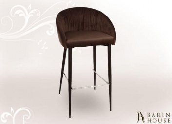 Купить Стул барный Elbe 1420B коричневый 190973