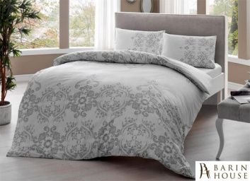 Купить Двуспальный евро комплект TAC Romina Grey Ранфорс 164631