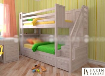 Купить Двухъярусная кровать Синдерелла + 162343