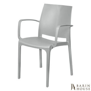 Купить Стілець садовий пластиковий BICA Olga бежево-сірий 327910