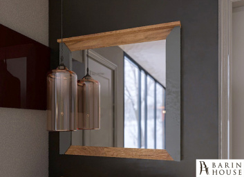 Купить Зеркало Нордик (дуб крафт/золотой, графит) 318086