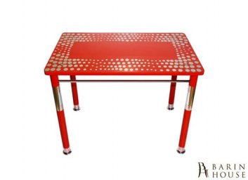 Купить Кухонный стол Камилла красный 215457