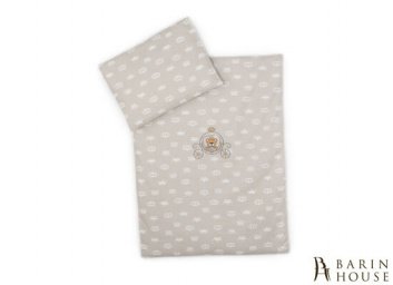 купити Комплект дитячої постільної білизни Корона беж у коляску 211208