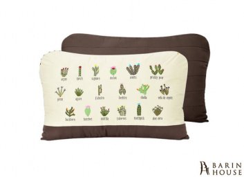 Купить Подушка декоративна Cactus з вишивкою 244339