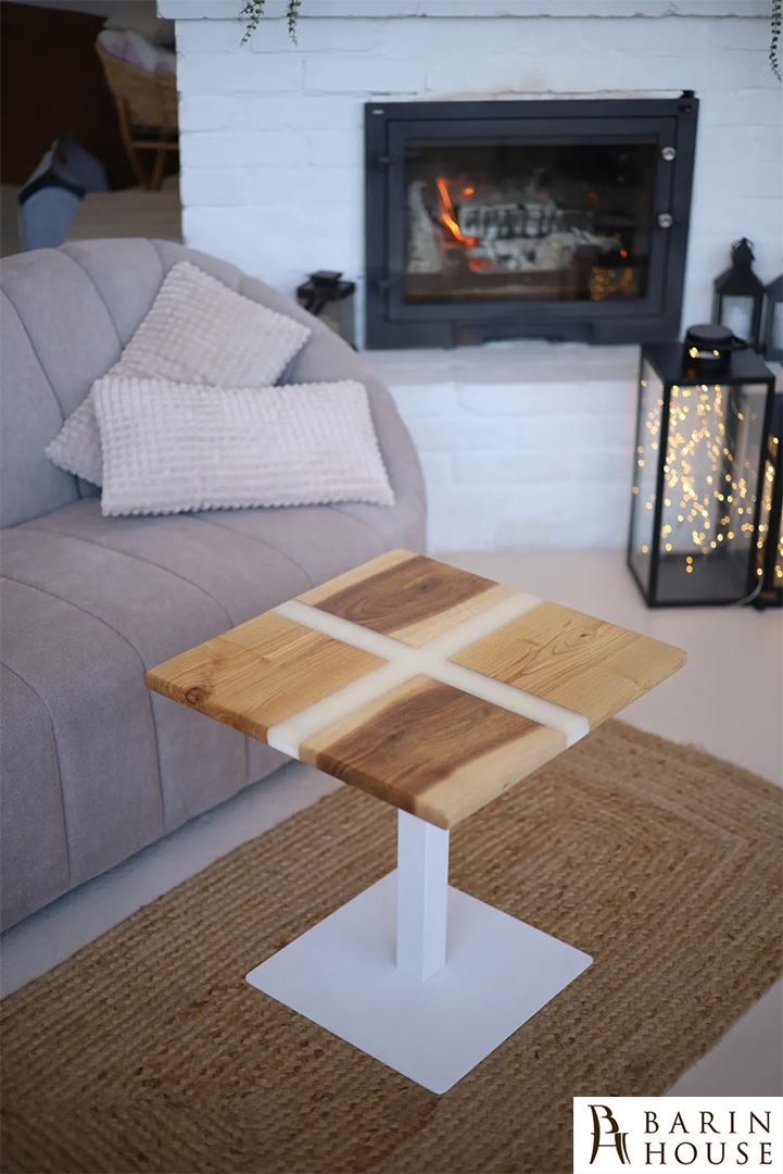 Купить Журнальный стол Palmarius Квадратный белый крест 335321 photo 2