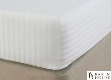 купити Простынь натяжная BOSTON Jefferson Sateen white Stripe 134342