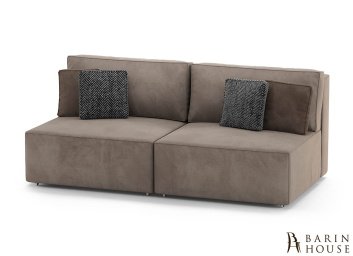 Купить Диван прямой Loft 3 коричневый 310980