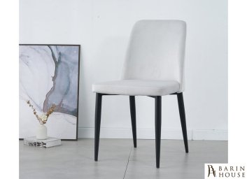 Стул BULL черный каркас/светло-серый 310443 barin.ua Купить Стул BULL черный каркас/светло-серый 310443