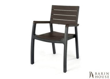 купити Стілець Harmony (Armchair) сірий з коричневим 275506