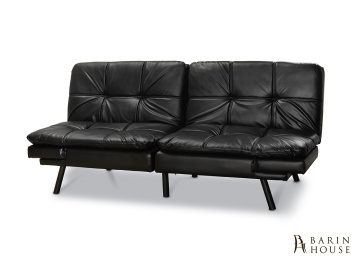 Купить Диван Алабама черный кожзам 321343