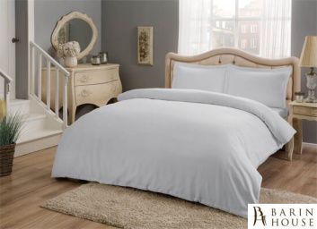 Купить Двуспальный евро комплект TAC Basic Grey Сатин 165954