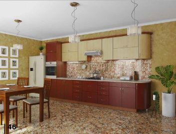 Купить Кухня Санрайз Яблуня світла 136850