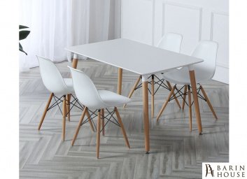 Купить Стол обеденный Везувий МДФ (белый) 243535