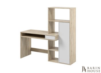 Купить Письменный стол Биг (белый/дуб Канзас) 307325