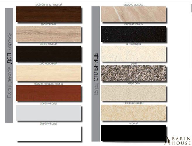 купити Кухня Контур венге темний + дуб молочний 132583 