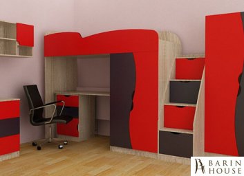 купити Ліжко двоярусне + сходи Teenager 205077