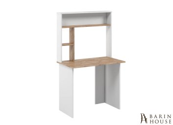 Купить Письменный стол Кипс (белый/дуб Канзас) 307333