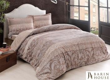 Купить Полуторный комплект TAC Luzon Brown Сатин / простынь на резинке 166602