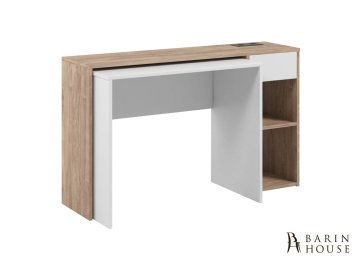 Купить Письменный стол Слайдер (белый/дуб Сонома) 307073
