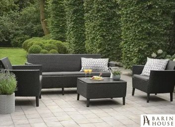 купити Набір меблів Salemo 3 seater set сірий 255131