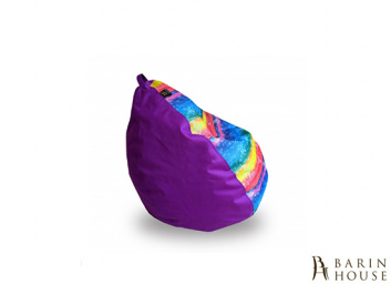 Купить Кресло груша Принт Микс Радуга 186407