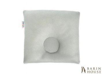 Купить Подушка-ортопедическая для младенцев сетка серый+наволочка 211487