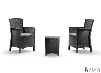 Купить Набор садовой мебели BICA Lido terrace графит 327544