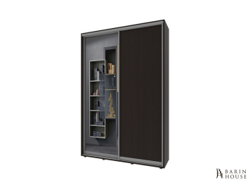 Шкаф-купе 2 двери ДСП/зеркало Классик-1 (160х240х60) Венге магия 328207 barin.ua Купить Шкаф-купе 2 двери ДСП/зеркало Классик-1 (160х240х60) Венге магия 328207