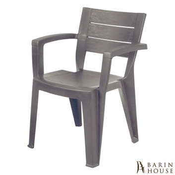 Купить Стілець садовий пластиковий BICA EMMA бежево-сірий 327905