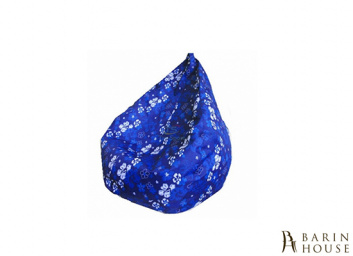 Купить Кресло груша Синие Цветы 186559