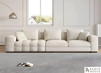 Купить Диван прямой в скандинавском стиле, 6 подушек 324274
