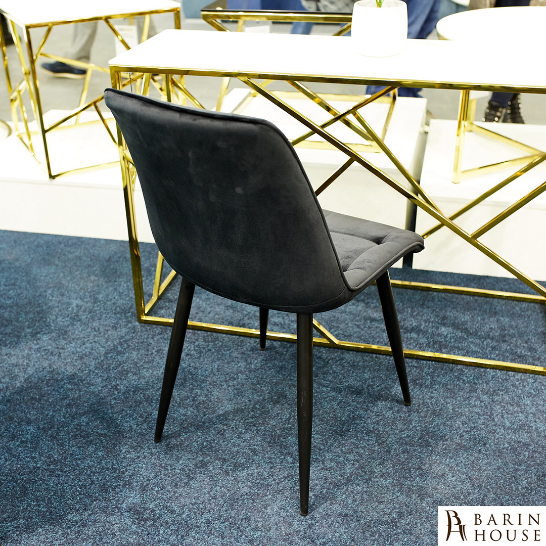 купити Стілець Chic Velvet чорний каркас/чорний 336573 photo 7