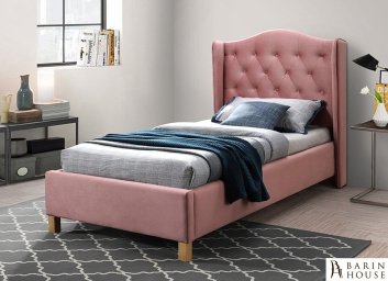 Купить Кровать Aspen Velvet односпальная (античная роза) 269658