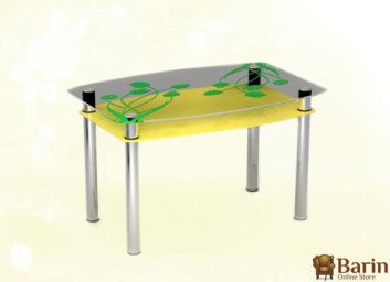 Купить Стеклянный стол Желтые тюльпаны 122484