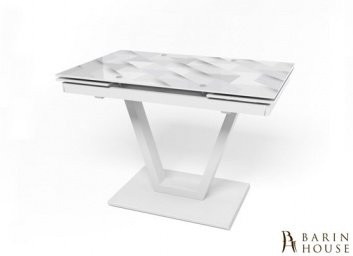 Купить Кухонный стол раскладной Maxi V белый (MaxiV/white/12) 226161