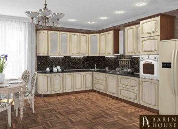 Купить Кухня Платинум Ясень голд 136671