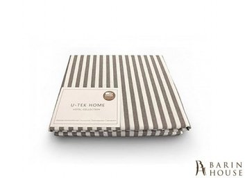 купити Постільний комплект U-TEK Hotel Collection Cotton Stripe Cacao 30 сімейний 189871
