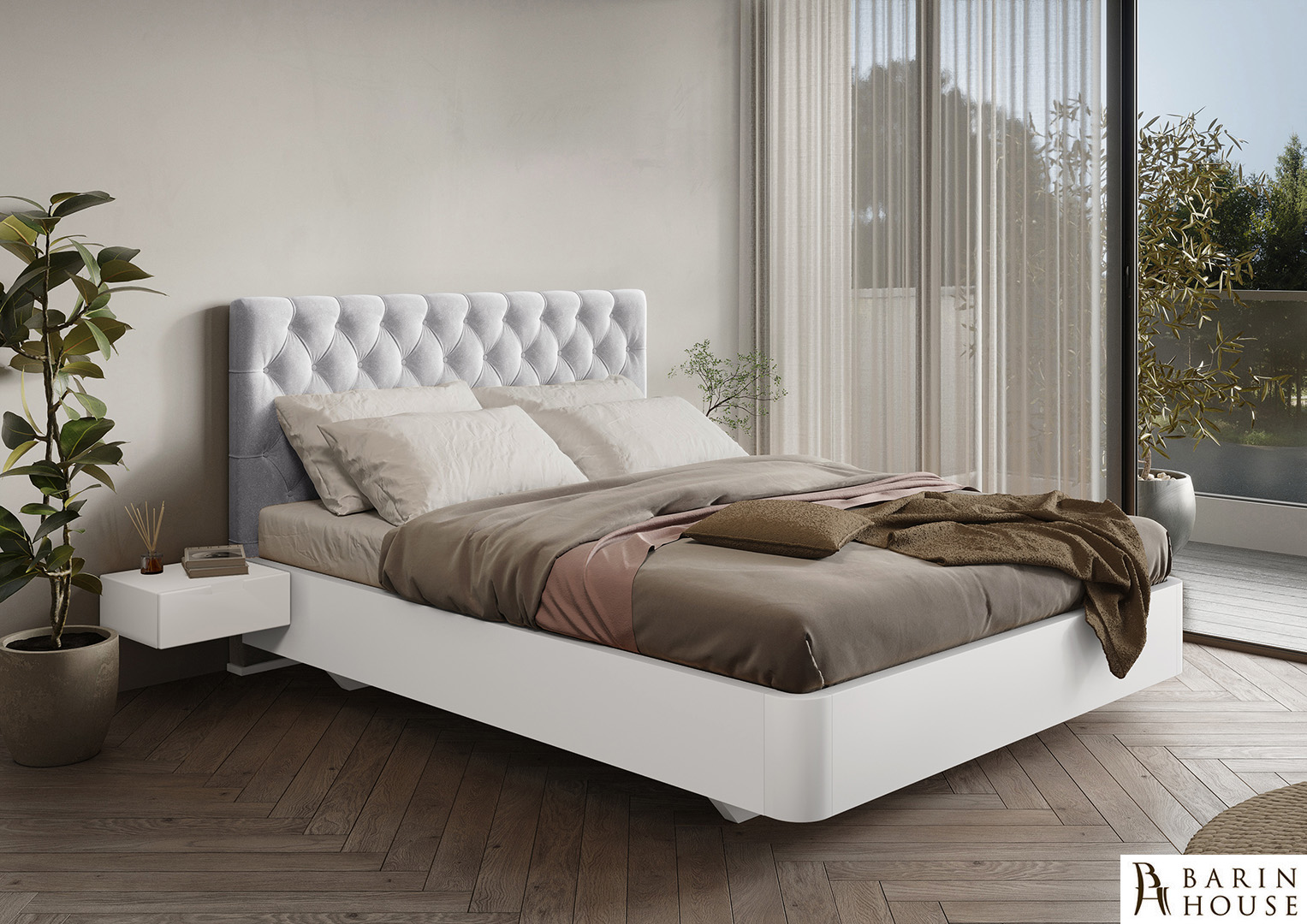 Купить Кровать Копенгаген (ольха) 334586 