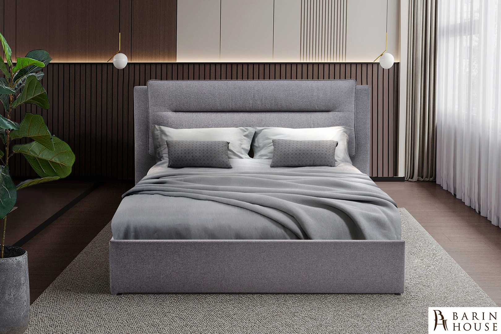 Купить Кровать Виолла серый 337028 photo 1