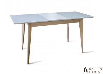Купить Стол со стеклом Милан DIAMOND GLASS (раскладной) 302067
