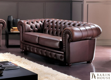 Купить Диван двойной Честерфилд (кожа) 317048