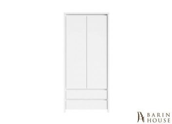 Купить Шкаф KASPIAN SZF2D2S (белый, белый/белый глянец) 168435